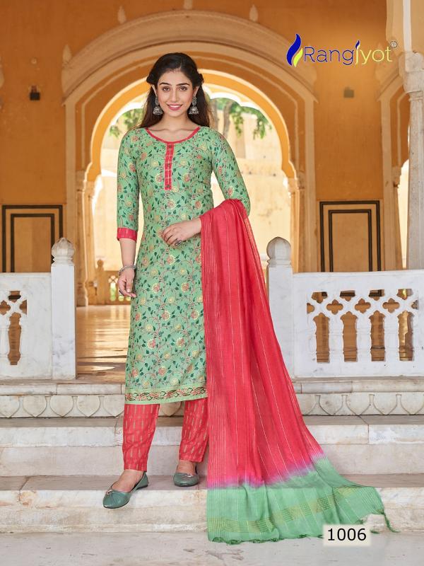 Rangjyot Rang Rasiya 1 Rayon Embroidery Designer Readymade suit